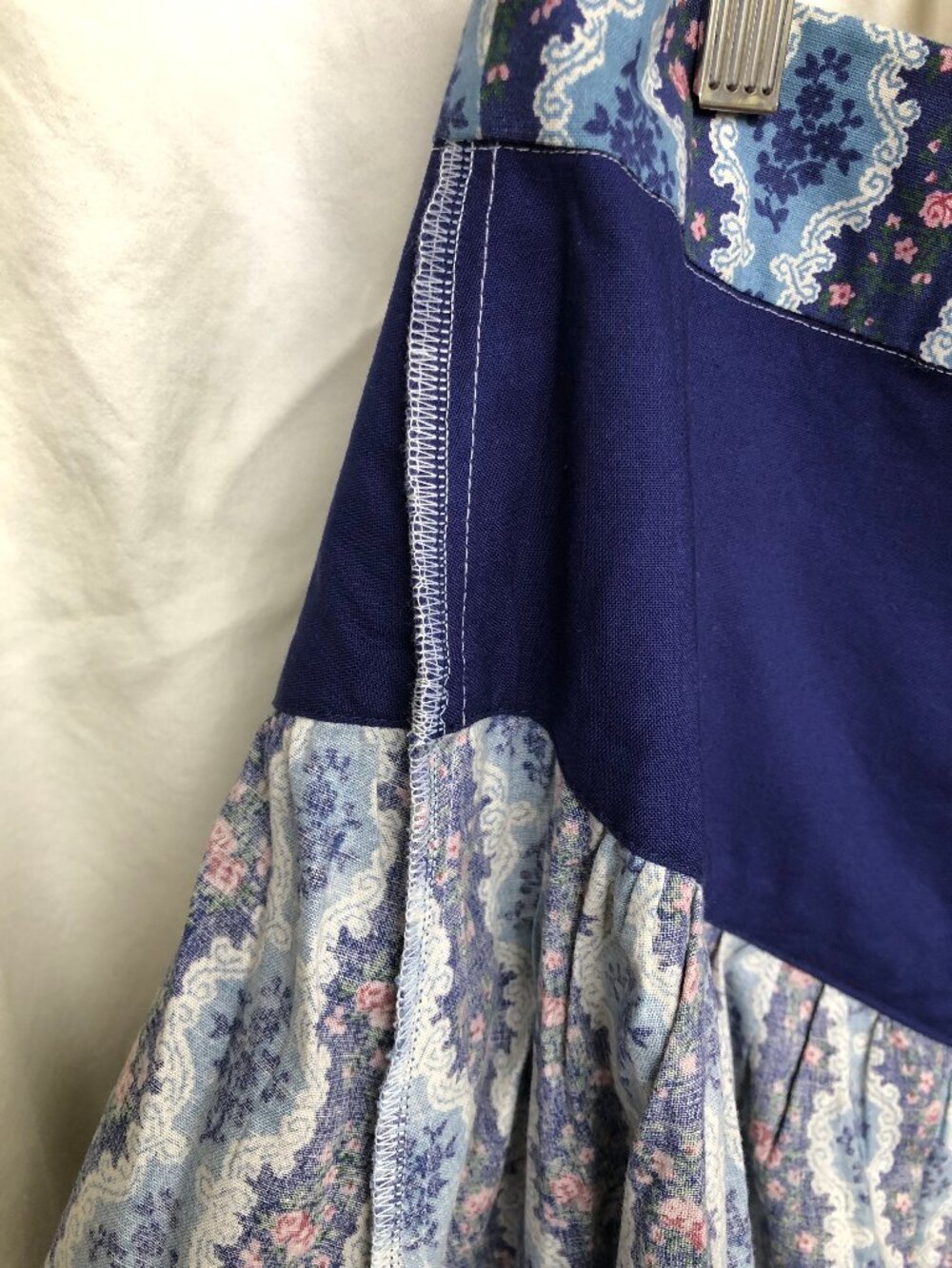 Handmade Gunne Sax Style Maxi Skirt 100% Cotton - Picture 8 of 8